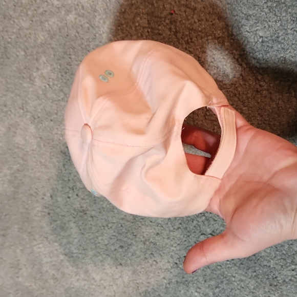 Disney tinkerbell soft ball cap. Velcro back one size 8+ - Picture 3 of 7